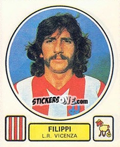 Sticker Filippi - Calciatori 1977-1978 n. 154 - Panini