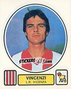 Sticker Vincenzi - Calciatori 1977-1978 - Panini