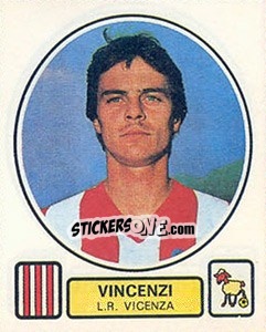 Sticker Vincenzi - Calciatori 1977-1978 n. 160 - Panini