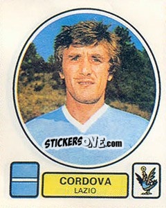 Cromo Cordova - Calciatori 1977-1978 - Panini