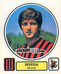 Sticker Rivera - Calciatori 1977-1978 n. 187 - Panini