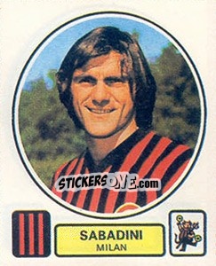 Sticker Sabadini - Calciatori 1977-1978 n. 192 - Panini
