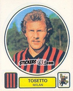 Sticker Tosetto - Calciatori 1977-1978 n. 196 - Panini