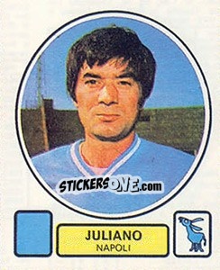 Figurina Juliano - Calciatori 1977-1978 - Panini