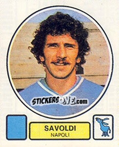 Sticker Savoldi - Calciatori 1977-1978 n. 207 - Panini