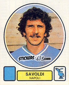 Sticker Savoldi - Calciatori 1977-1978 - Panini