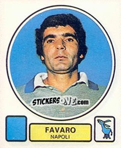 Figurina Favaro - Calciatori 1977-1978 - Panini
