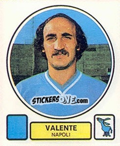 Figurina Valente - Calciatori 1977-1978 - Panini