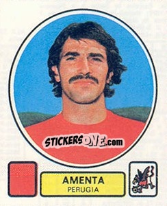 Figurina Amenta - Calciatori 1977-1978 - Panini