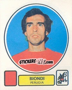 Figurina Biondi - Calciatori 1977-1978 - Panini