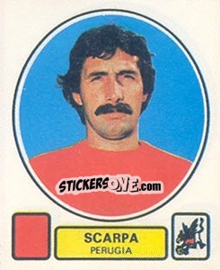 Figurina Scarpa - Calciatori 1977-1978 - Panini