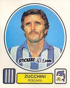 Figurina Zucchini - Calciatori 1977-1978 - Panini