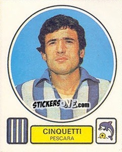 Sticker Cinquetti - Calciatori 1977-1978 - Panini