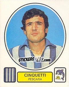 Sticker Cinquetti - Calciatori 1977-1978 n. 242 - Panini