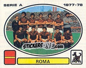 Sticker Roma squad - Calciatori 1977-1978 n. 252 - Panini
