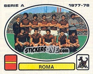 Sticker Roma squad - Calciatori 1977-1978 - Panini