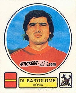 Sticker Di Bartolomei - Calciatori 1977-1978 n. 259 - Panini