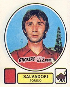 Figurina Salvadori - Calciatori 1977-1978 - Panini