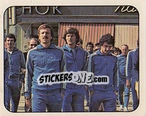 Sticker La passeggiata in città - Calciatori 1977-1978 - Panini