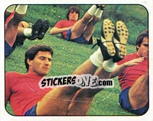 Sticker La preparazione atletica - Calciatori 1977-1978 - Panini