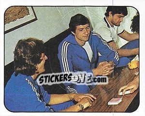 Sticker La partitella a carte - Calciatori 1977-1978 n. 303 - Panini