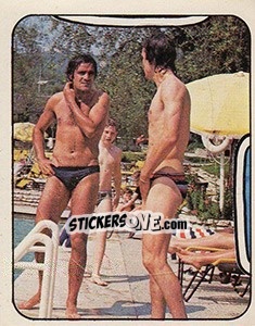 Figurina In piscina - Calciatori 1977-1978 - Panini