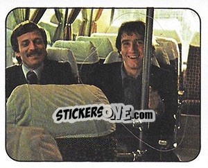 Sticker In pullmann verso lo stadio - Calciatori 1977-1978 - Panini