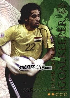 Sticker Abbas Noor Sabri - World Football Online 2009-2010. Series 1 n. 1 - Futera