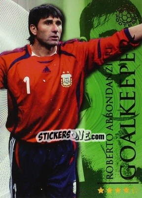 Sticker Abbondanzieri Roberto - World Football Online 2009-2010. Series 1 n. 3 - Futera