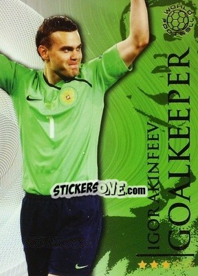 Sticker Akinfeev Igor - World Football Online 2009-2010. Series 1 n. 4 - Futera