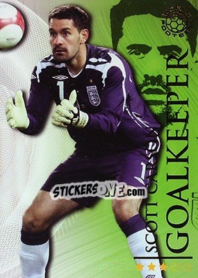 Sticker Carson Scott - World Football Online 2009-2010. Series 1 - Futera
