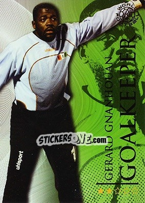 Sticker Gnanhouan Gerard - World Football Online 2009-2010. Series 1 - Futera