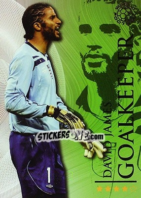 Sticker James David - World Football Online 2009-2010. Series 1 - Futera