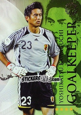 Sticker Kawaguchi Yoshikatsu - World Football Online 2009-2010. Series 1 - Futera