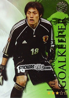Sticker Narazaki Seigo - World Football Online 2009-2010. Series 1 - Futera