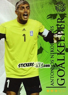 Sticker Nikopolidis Antonios - World Football Online 2009-2010. Series 1 n. 42 - Futera