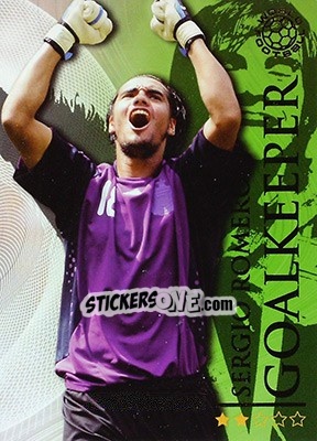Figurina Romero Sergio - World Football Online 2009-2010. Series 1 - Futera