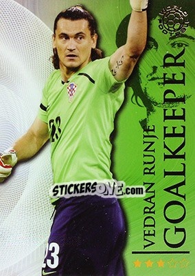 Sticker Runje Vedran - World Football Online 2009-2010. Series 1 - Futera