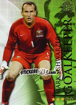 Sticker Schwarzer Mark - World Football Online 2009-2010. Series 1 n. 55 - Futera