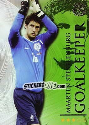 Sticker Stekelenburg Maarten - World Football Online 2009-2010. Series 1 - Futera