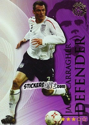Sticker Carragher Jamie - World Football Online 2009-2010. Series 1 n. 80 - Futera