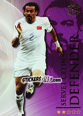 Sticker Cetin Servet - World Football Online 2009-2010. Series 1 - Futera