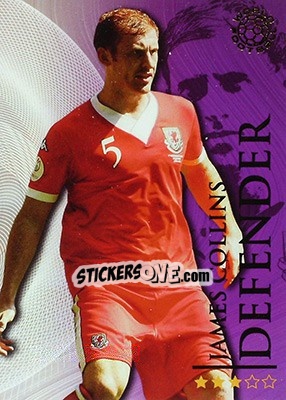Sticker Collins James - World Football Online 2009-2010. Series 1 - Futera