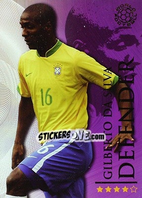 Cromo Da Silva Gilberto - World Football Online 2009-2010. Series 1 - Futera