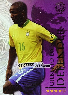 Sticker Da Silva Gilberto - World Football Online 2009-2010. Series 1 n. 87 - Futera