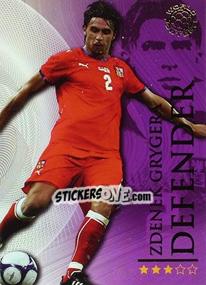 Sticker Grygera Zdenek - World Football Online 2009-2010. Series 1 - Futera