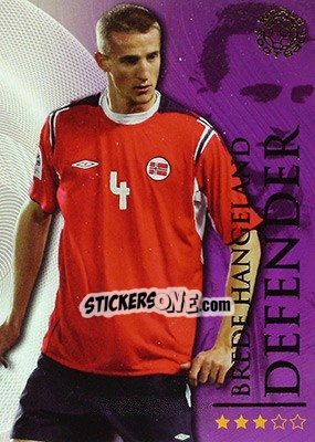 Sticker Hangeland Brede - World Football Online 2009-2010. Series 1 n. 102 - Futera