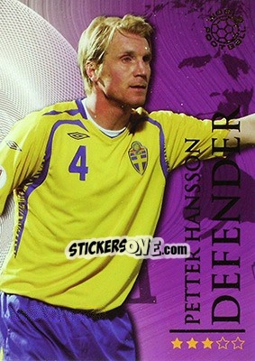 Sticker Hansson Petter - World Football Online 2009-2010. Series 1 n. 103 - Futera