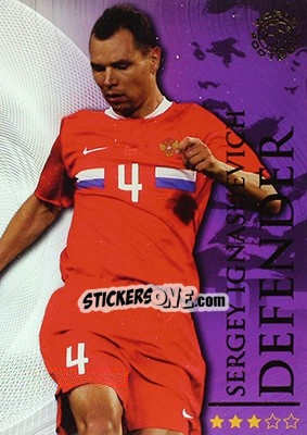 Sticker Ignashevich Sergei - World Football Online 2009-2010. Series 1 - Futera