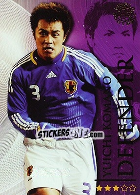 Sticker Komano Yuichi - World Football Online 2009-2010. Series 1 - Futera